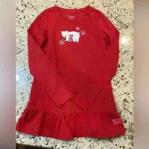 American Girl Size Playful Polar Bear Christmas PJ Top